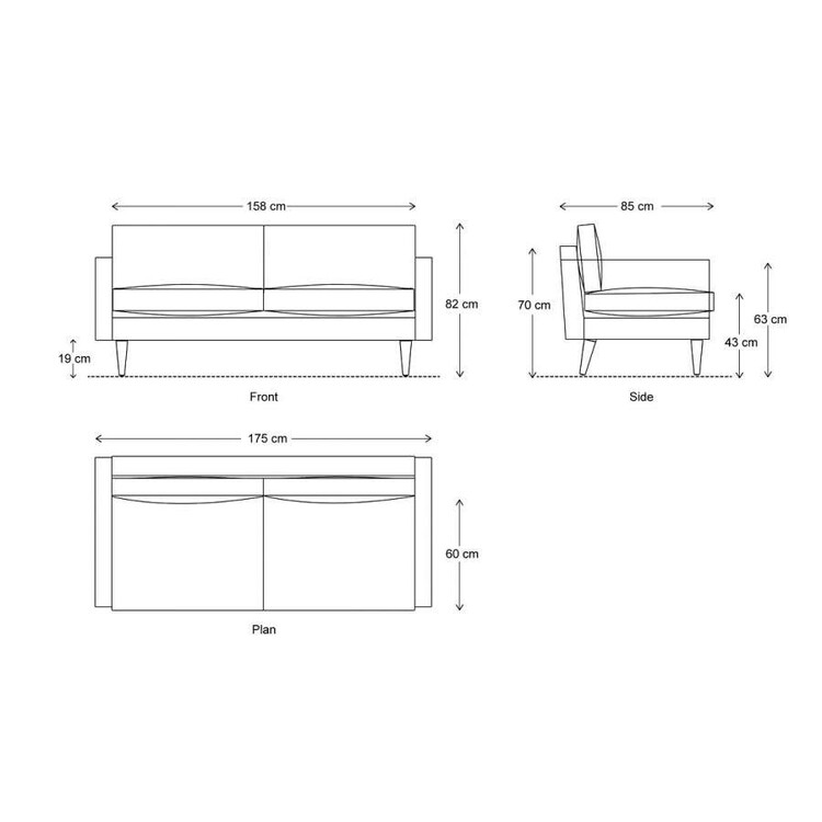 Swyft Model 01 Two Seater Sofa in Linen Swyft - 15 Swyft Model 01 Two Seater Sofa in Linen Swyft - 15