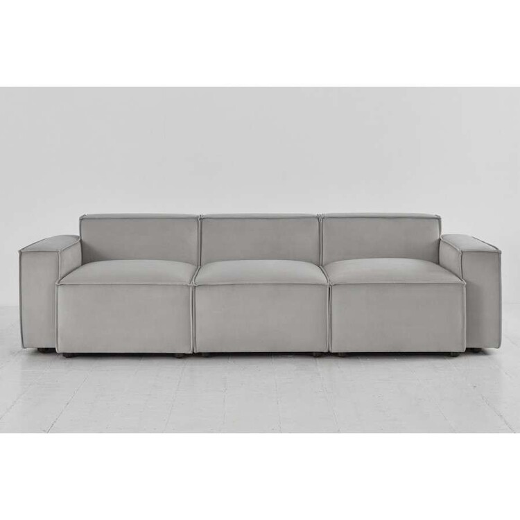 Swyft Model 03 Three Seater Sofa in Velvet from Accessories for the Home Swyft Model 03 Three Seater Sofa in Velvet from Accessories for the Home