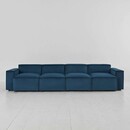 Swyft Model 03 Four Seater Sofa in Velvet from Accessories for the Home