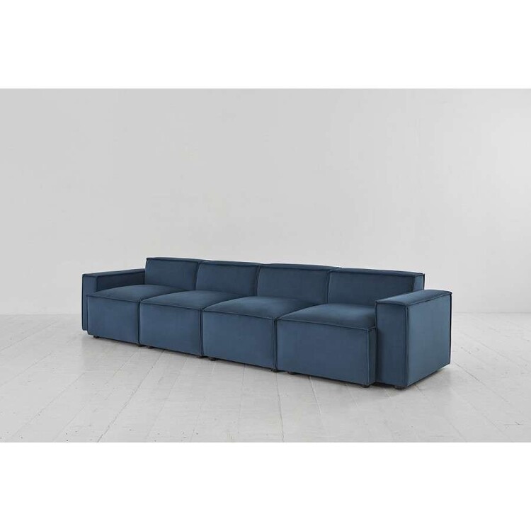 Swyft Model 03 Four Seater Sofa in Velvet from Accessories for the Home Swyft Model 03 Four Seater Sofa in Velvet from Accessories for the Home