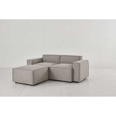 Swyft Model 03 Two Seater Left Chaise in Linen from Accessories for the Home 2