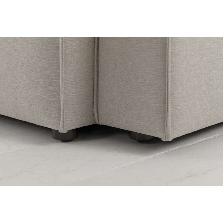 Swyft Model 03 Two Seater Left Chaise in Linen from Accessories for the Home Swyft Model 03 Two Seater Left Chaise in Linen from Accessories for the Home