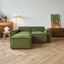 Swyft Model 03 Two Seater Left Chaise in Velvet from Accessories for the Home