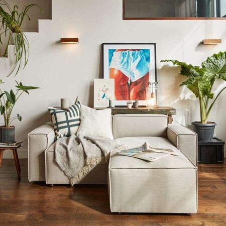 Swyft Model 03 Two Seater Right Chaise in Linen from Accessories for the Home 2