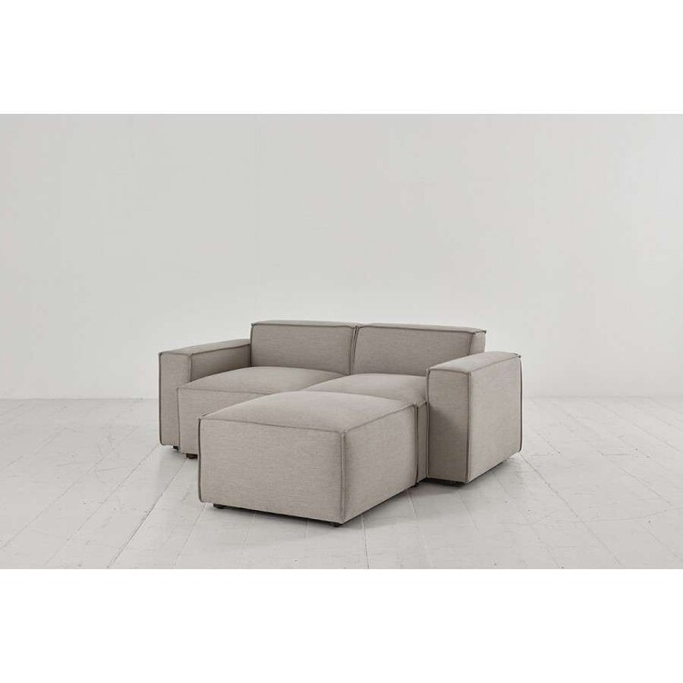 Swyft Model 03 Two Seater Right Chaise in Linen from Accessories for the Home Swyft Model 03 Two Seater Right Chaise in Linen from Accessories for the Home