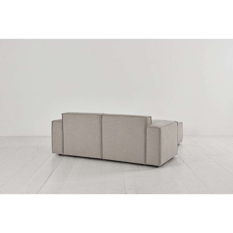 Swyft Model 03 Two Seater Right Chaise in Linen from Accessories for the Home Swyft Model 03 Two Seater Right Chaise in Linen from Accessories for the Home