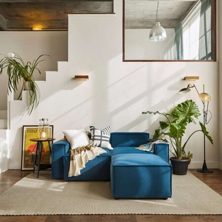 Swyft Model 03 Two Seater Right Chaise in Velvet from Accessories for the Home 2