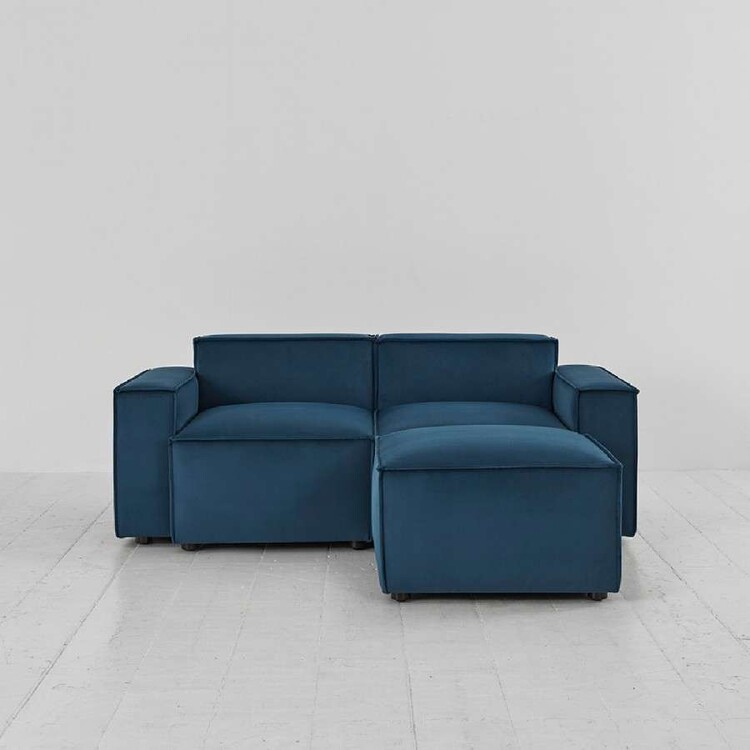 Swyft Model 03 Two Seater Right Chaise in Velvet from Accessories for the Home Swyft Model 03 Two Seater Right Chaise in Velvet from Accessories for the Home