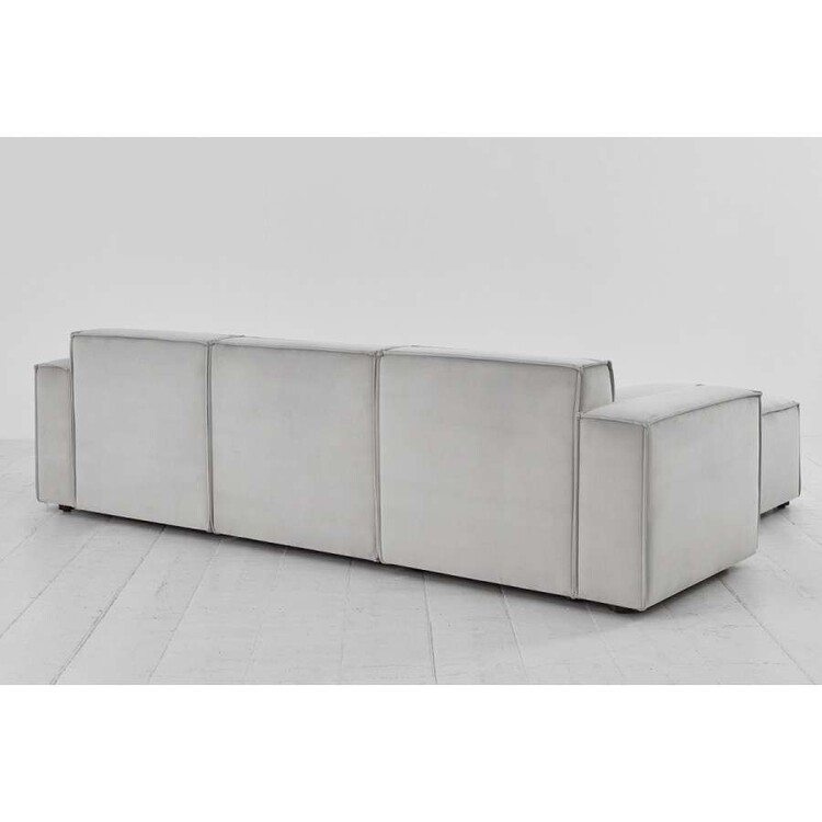 Swyft Model 03 Three Seater Left Chaise in Velvet from Accessories for the Home Swyft Model 03 Three Seater Left Chaise in Velvet from Accessories for the Home