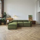 Swyft Model 03 Three Seater Left Chaise in Velvet from Accessories for the Home