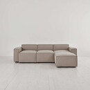 Swyft Model 03 Three Seater Right Chaise in Linen from Accessories for the Home