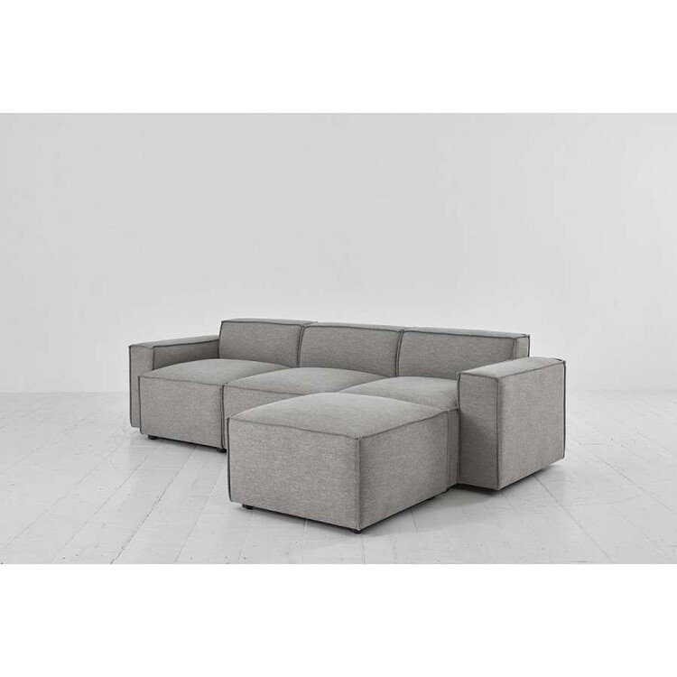 Swyft Model 03 Three Seater Right Chaise in Linen from Accessories for the Home Swyft Model 03 Three Seater Right Chaise in Linen from Accessories for the Home