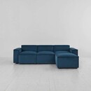 Swyft Model 03 Three Seater Right Chaise in Velvet from Accessories for the Home