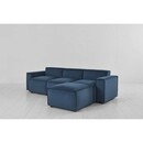 Swyft Model 03 Three Seater Right Chaise in Velvet from Accessories for the Home