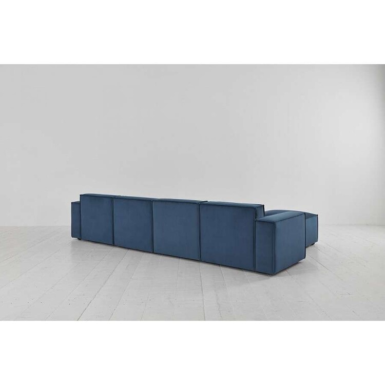 Swyft Model 03 Four Seater Left Chaise in Velvet from Accessories for the Home Swyft Model 03 Four Seater Left Chaise in Velvet from Accessories for the Home
