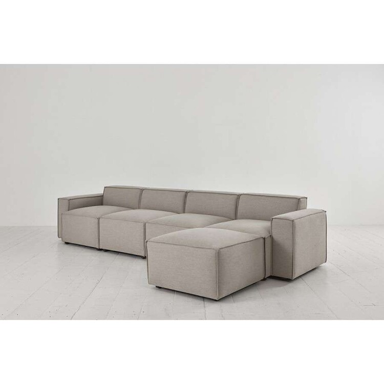 Swyft Model 03 Four Seater Right Chaise in Linen from Accessories for the Home Swyft Model 03 Four Seater Right Chaise in Linen from Accessories for the Home