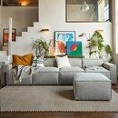 Swyft Model 03 Four Seater Right Chaise in Linen from Accessories for the Home