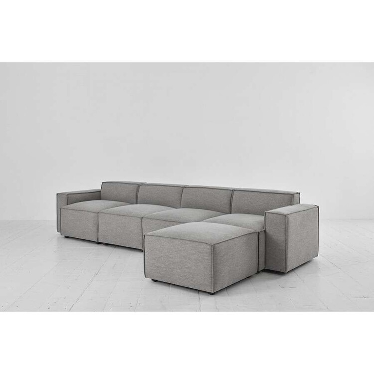Swyft Model 03 Four Seater Right Chaise in Linen from Accessories for the Home Swyft Model 03 Four Seater Right Chaise in Linen from Accessories for the Home