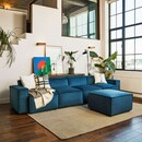 Swyft Model 03 Four Seater Right Chaise in Velvet from Accessories for the Home