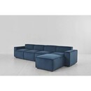 Swyft Model 03 Four Seater Right Chaise in Velvet from Accessories for the Home