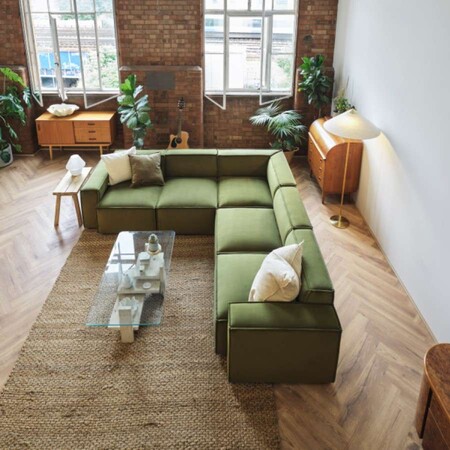 Swyft Model 03 Corner Sofa in Velvet from Accessories for the Home 2