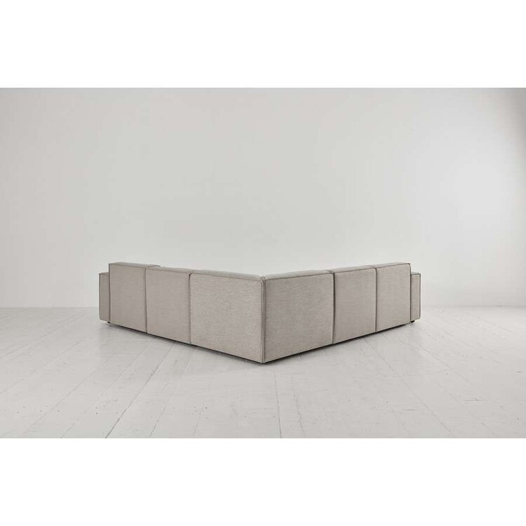 Swyft Model 03 Corner Sofa with Ottoman in Linen from Accessories for the Home Swyft Model 03 Corner Sofa with Ottoman in Linen from Accessories for the Home