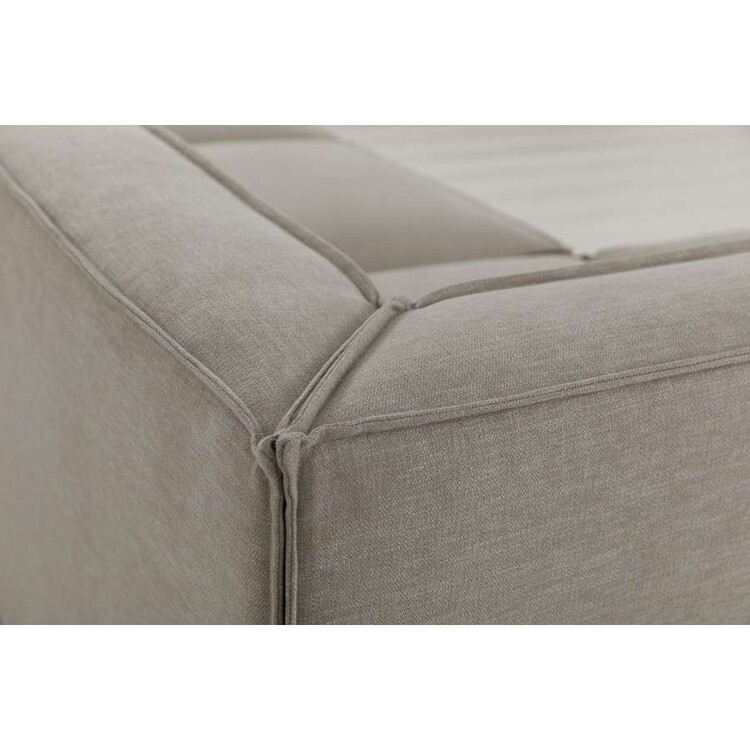 Swyft Model 03 Corner Sofa with Ottoman in Linen from Accessories for the Home Swyft Model 03 Corner Sofa with Ottoman in Linen from Accessories for the Home