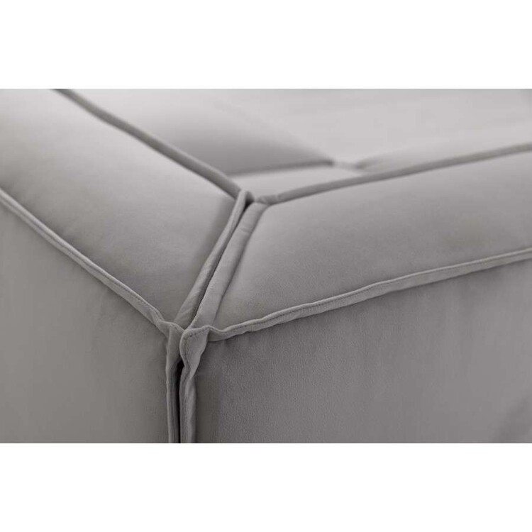 Swyft Model 03 Corner Sofa with Ottoman in Velvet from Accessories for the Home Swyft Model 03 Corner Sofa with Ottoman in Velvet from Accessories for the Home