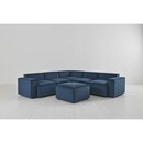 Swyft Model 03 Corner Sofa with Ottoman in Velvet from Accessories for the Home