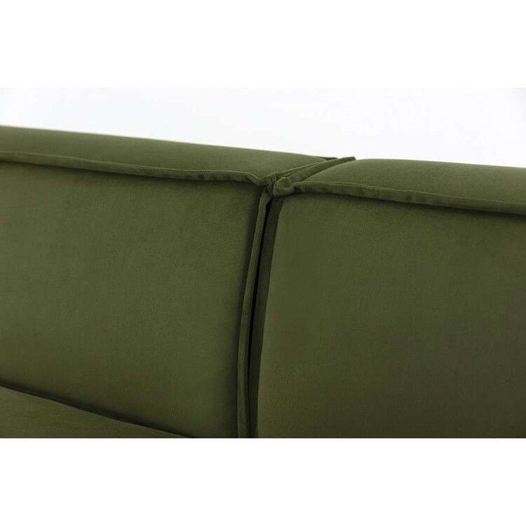 Swyft Model 03 Corner Sofa with Ottoman in Velvet from Accessories for the Home Swyft Model 03 Corner Sofa with Ottoman in Velvet from Accessories for the Home