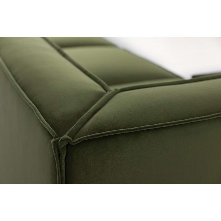 Swyft Model 03 Corner Sofa with Ottoman in Velvet from Accessories for the Home Swyft Model 03 Corner Sofa with Ottoman in Velvet from Accessories for the Home
