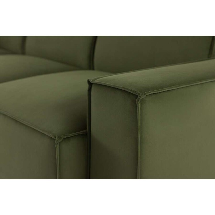 Swyft Model 03 Corner Sofa with Ottoman in Velvet from Accessories for the Home Swyft Model 03 Corner Sofa with Ottoman in Velvet from Accessories for the Home