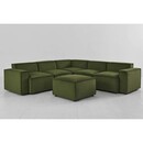 Swyft Model 03 Corner Sofa with Ottoman in Velvet from Accessories for the Home