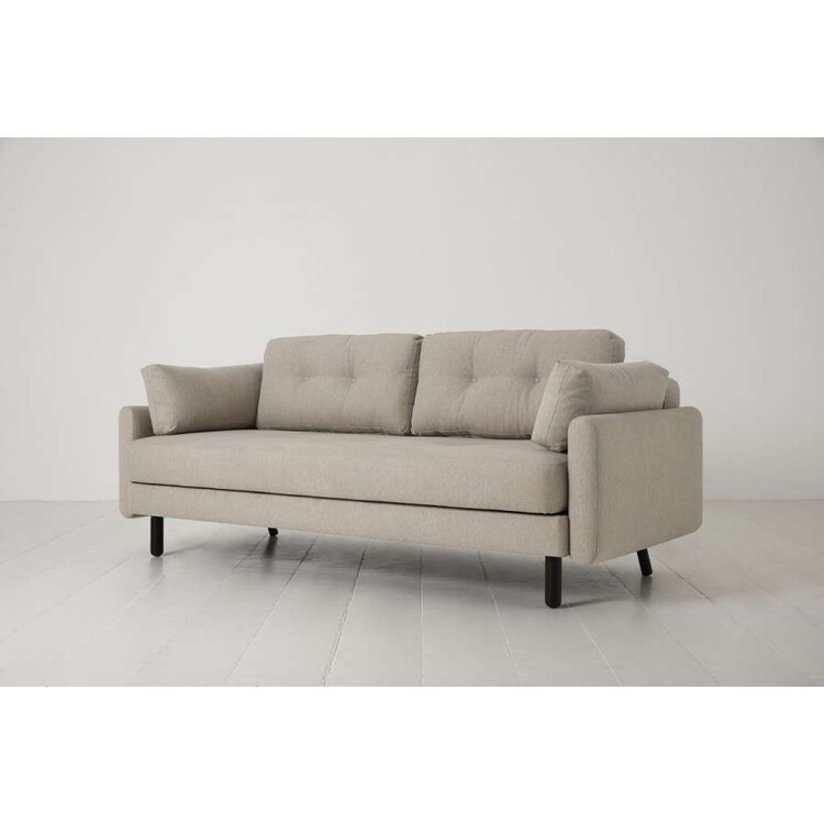 Swyft Model 04 Three Seater Sofa Bed in Linen from Accessories for the Home