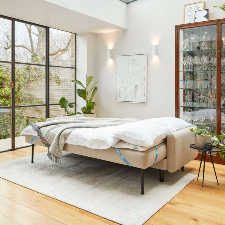 Swyft Model 04 Three Seater Sofa Bed in Linen from Accessories for the Home