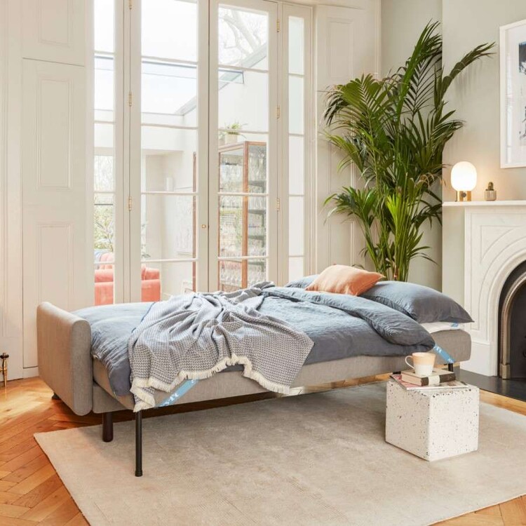 Swyft Model 04 Three Seater Sofa Bed in Linen from Accessories for the Home