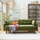 Swyft Model 04 Three Seater Sofa Bed in Velvet from Accessories for the Home