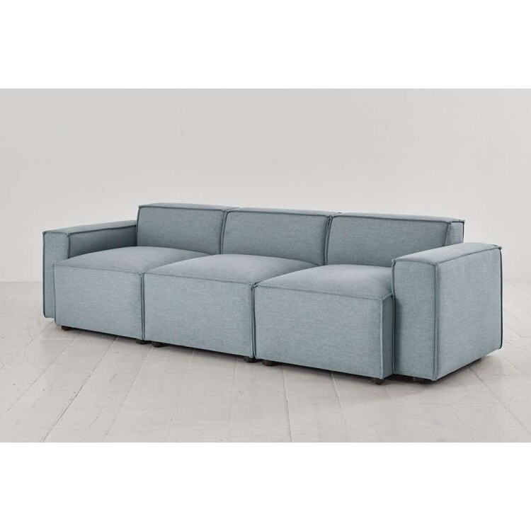 Swyft Model 03 Three Seater Sofa in Linen from Accessories for the Home Swyft Model 03 Three Seater Sofa in Linen from Accessories for the Home