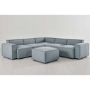 Swyft Model 03 Corner Sofa with Ottoman in Linen from Accessories for the Home