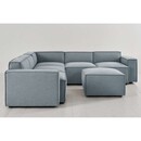 Swyft Model 03 Corner Sofa with Ottoman in Linen from Accessories for the Home