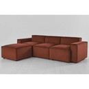 Swyft Model 03 Three Seater Left Chaise in Velvet from Accessories for the Home