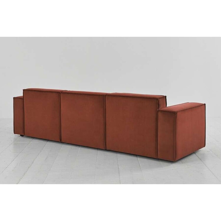 Swyft Model 03 Three Seater Right Chaise in Velvet from Accessories for the Home Swyft Model 03 Three Seater Right Chaise in Velvet from Accessories for the Home