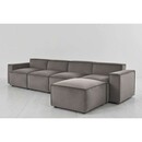 Swyft Model 03 Four Seater Right Chaise in Velvet from Accessories for the Home