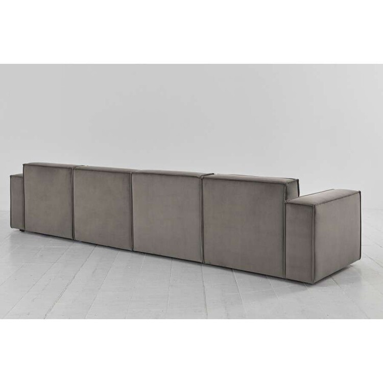 Swyft Model 03 Four Seater Right Chaise in Velvet from Accessories for the Home