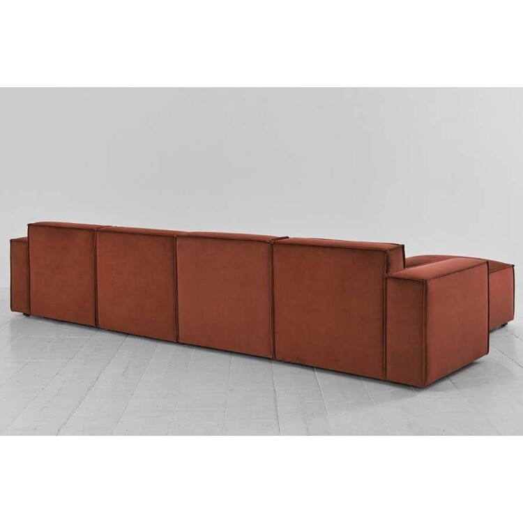Swyft Model 03 Four Seater Left Chaise in Velvet from Accessories for the Home Swyft Model 03 Four Seater Left Chaise in Velvet from Accessories for the Home