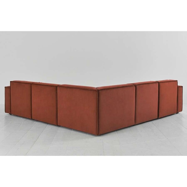 Swyft Model 03 Corner Sofa with Ottoman in Velvet from Accessories for the Home Swyft Model 03 Corner Sofa with Ottoman in Velvet from Accessories for the Home