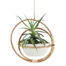 Madam Stoltz Hanging Bamboo Flower Pot from Accessories for the Home