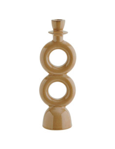 Madam Stoltz Stoneware Retro Candlestick from Accessories for the Home
