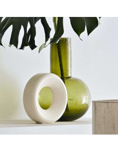 HK Living White Speckled Circle Vase from Accessories for the Home