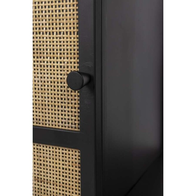 Guuji Rattan & Iron Low Wine Cabinet from Accessories for the Home Guuji Rattan & Iron Low Wine Cabinet from Accessories for the Home